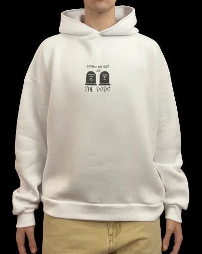 “DEAD DREAMS” hoodie - BIANCO