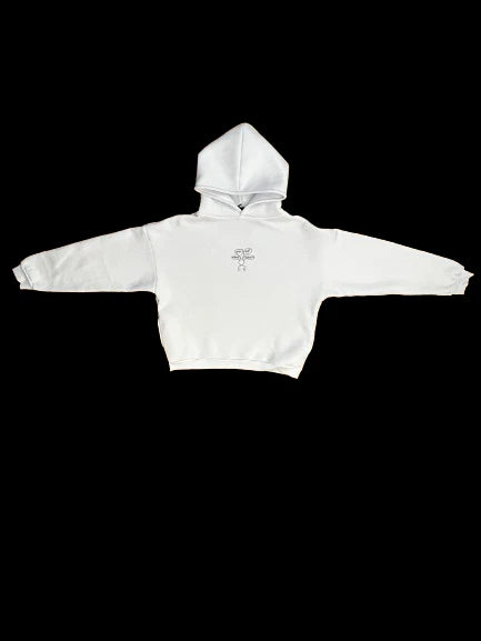 “QUESTIONS” hoodie - BIANCO